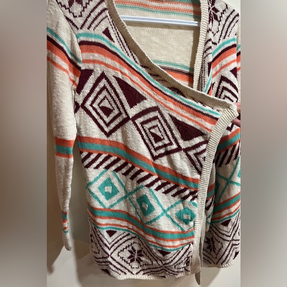Full tilt abstract cardigan sz XL - Picture 4 of 6